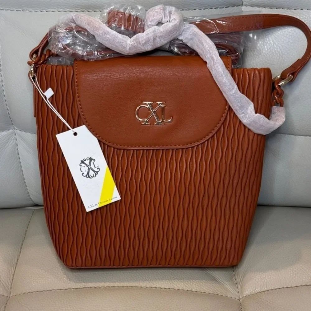 Christian Lacroix Tan Shoulder Bag
